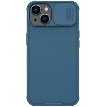 Защитный чехол NILLKIN CamShield Pro Magnetic для Apple iPhone 14 - Blue: фото 1 из 16