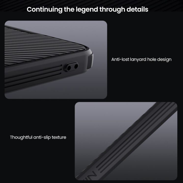 Захисний чохол NILLKIN CamShield Pro with Magnetic Attachment для Xiaomi Poco X7 Pro - Black: фото 14 з 17