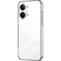 Защитный чехол Reframe Electroplating Frame для Xiaomi Poco X8 Pro Max - Silver: фото 1 из 7