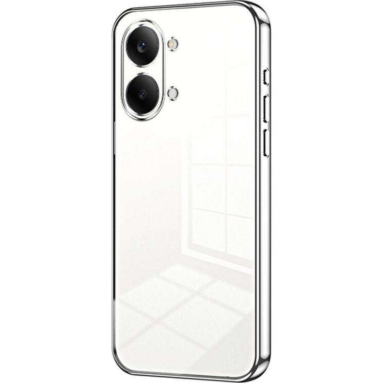 Защитный чехол Reframe Electroplating Frame для Xiaomi Poco X8 Pro Max - Silver: фото 1 из 7