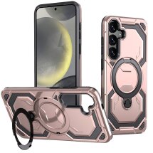 Защитный чехол Reframe Hybrid Magnetic для Samsung Galaxy S25 Plus (S936) - Rose Gold: фото 1 из 7
