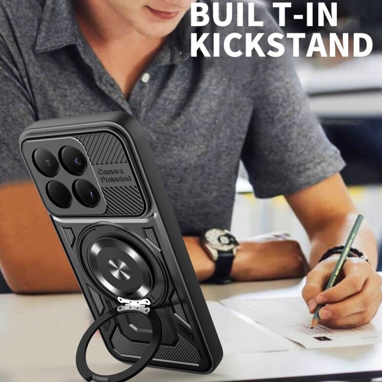 Защитный чехол Reframe Rotation Magnetic для Xiaomi 15T - Black: фото 2 из 10