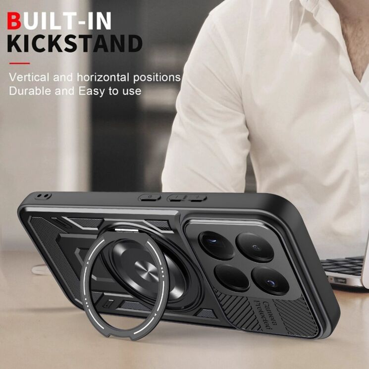 Защитный чехол Reframe Rotation Magnetic для Xiaomi 15T - Black: фото 3 из 10