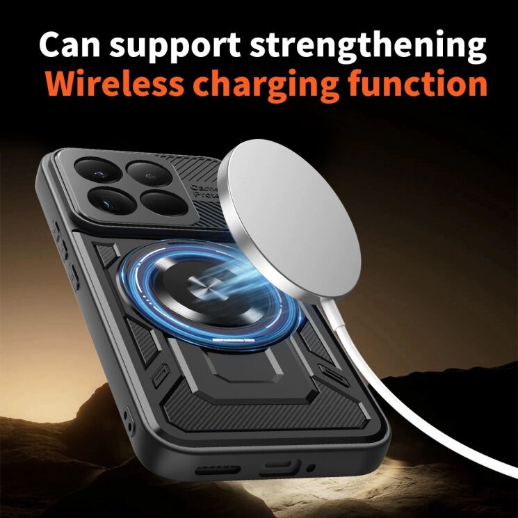 Защитный чехол Reframe Rotation Magnetic для Xiaomi 15T - Black: фото 5 из 10