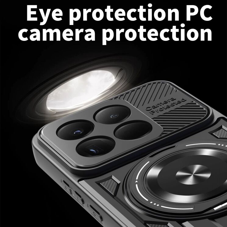 Защитный чехол Reframe Rotation Magnetic для Xiaomi 15T - Black: фото 7 из 10