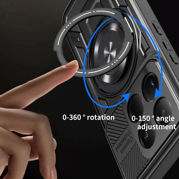 Защитный чехол Reframe Rotation Magnetic для Xiaomi 15T - Black: фото 10 из 10