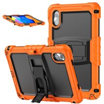 Защитный чехол Reframe Rugged Stand для Lenovo Tab M11 (TB330) / Tab K11 Gen 2 / Idea Tab (TB336) / Xiaoxin Pad 2024 - Orange: фото 1 из 10