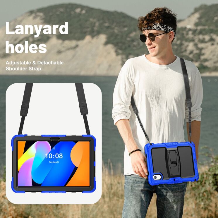 Захисний чохол Reframe Rugged Stand для Lenovo Tab M11 (TB330) / Tab K11 Gen 2 / Idea Tab (TB336) / Xiaoxin Pad 2024 - Orange: фото 8 з 10