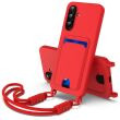 Защитный чехол Reframe Silicone Holder для Samsung Galaxy A17 (A175) - Red (385029R)