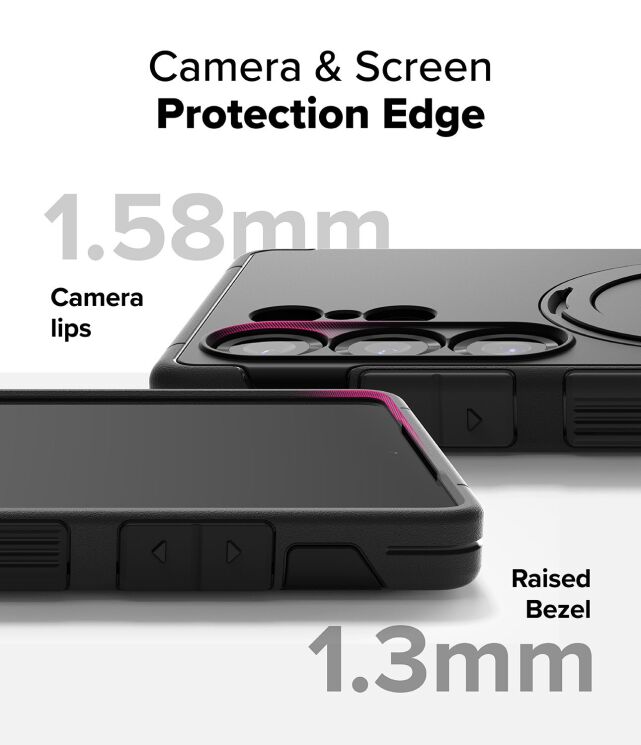 Защитный чехол Ringke Alles Magnetic (FP) для Samsung Galaxy S25 Ultra (S938) 8800274969353 - Black: фото 11 из 21