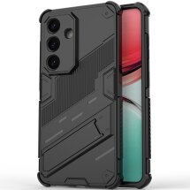 Защитный чехол с подставкой Deexe Bibercas для Samsung Galaxy S26 Plus (S947) - Black: фото 1 из 9