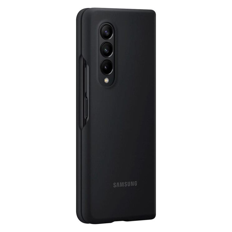 Захисний чохол Silicone Cover (FF) для Samsung Galaxy Fold 3 (EF-PF926TBEGRU) - Black: фото 2 з 7
