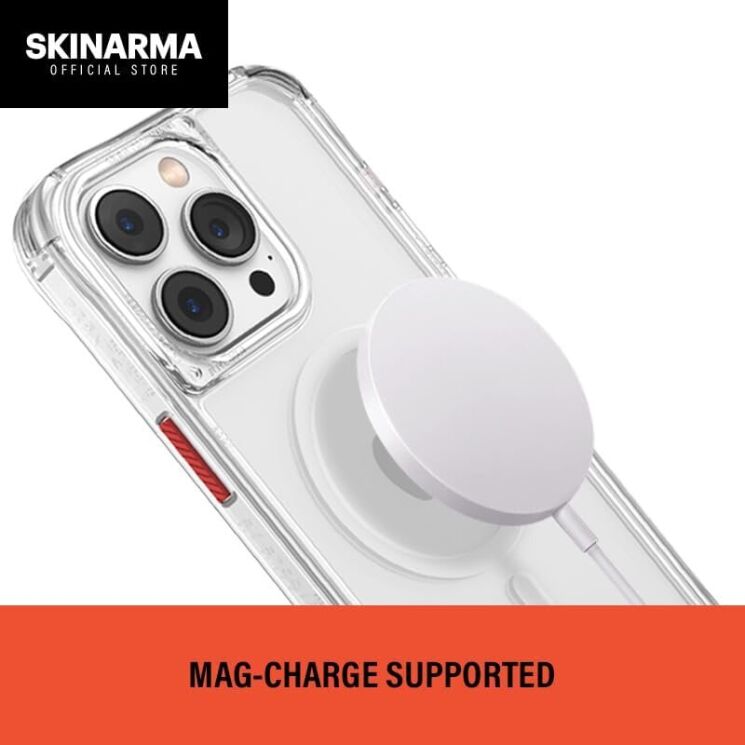 Защитный чехол SKINARMA SAIDO Mag-Charge для Apple iPhone 16 Pro - Black: фото 8 из 10