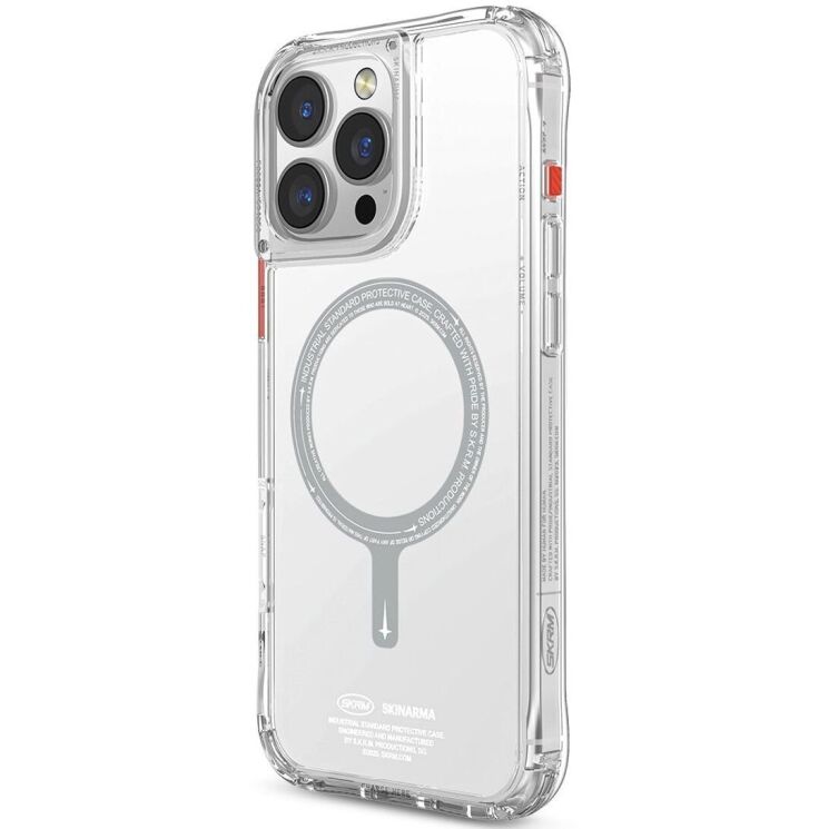 Защитный чехол SKINARMA SAIDO Mag-Charge для Apple iPhone 16 Pro - Clear: фото 2 из 10