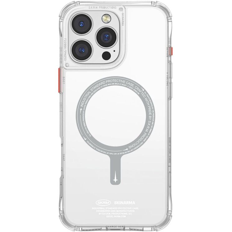Защитный чехол SKINARMA SAIDO Mag-Charge для Apple iPhone 16 Pro - Clear: фото 1 из 10