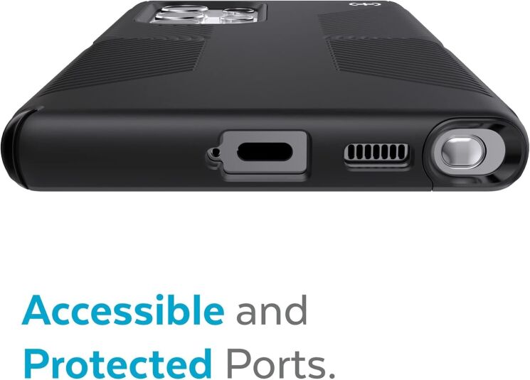 Защитный чехол Speck Presidio2 Grip для Samsung Galaxy S22 Ultra (S908) - Black: фото 7 из 12