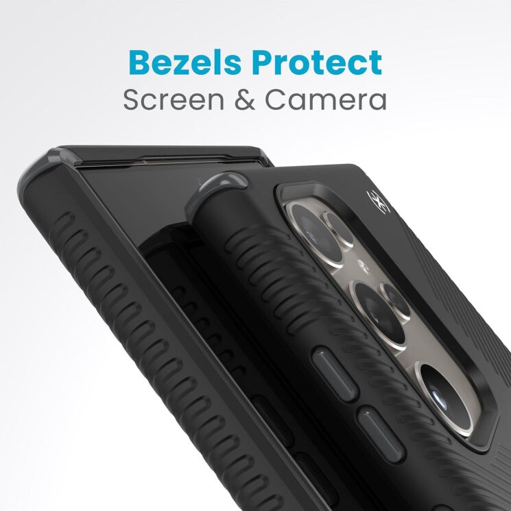 Защитный чехол Speck Presidio2 Grip для Samsung Galaxy S24 Ultra (S928) 150619-3205 - Black: фото 8 из 10