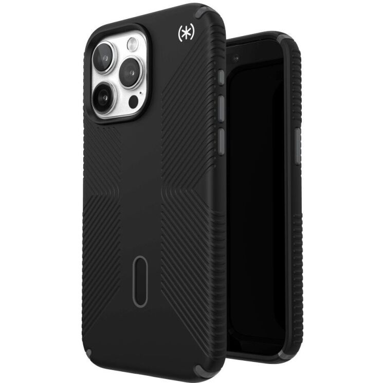 Защитный чехол Speck Presidio2 Grip MagSafe ClickLock для iPhone 15 Pro Max (150463-3205) - Black (349663B) Защитный чехол Speck Presidio2 Grip MagSafe ClickLock для iPhone 15 Pro Max (150463-3205) - Black: фото 1 из 9