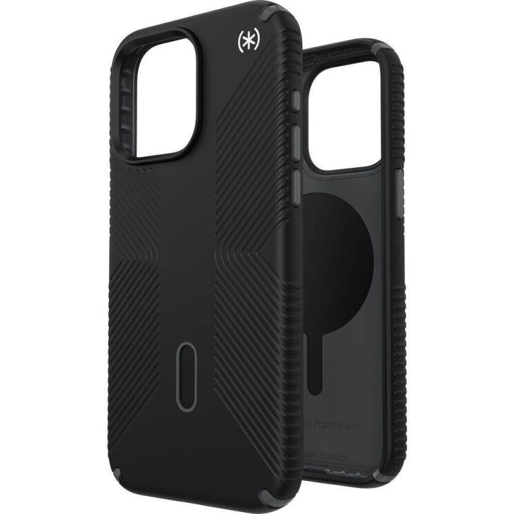 Защитный чехол Speck Presidio2 Grip MagSafe ClickLock для iPhone 15 Pro Max (150463-3205) - Black (349663B) Защитный чехол Speck Presidio2 Grip MagSafe ClickLock для iPhone 15 Pro Max (150463-3205) - Black: фото 7 из 9
