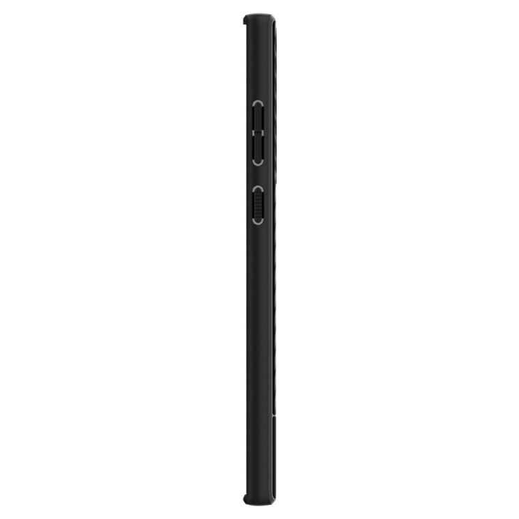 Защитный чехол Spigen (SGP) Core Armor для Samsung Galaxy S22 Ultra (S908) - Matte Black: фото 7 из 8