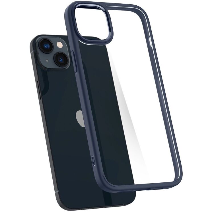 Защитный чехол Spigen (SGP) Crystal Hybrid для Apple iPhone 14 Plus (ACS04687) - Navy Blue: фото 6 из 12