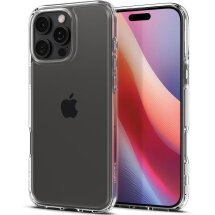 Защитный чехол Spigen (SGP) Crystal Hybrid для Apple iPhone 16 Pro (ACS08161) - Crystal Clear: фото 1 из 13