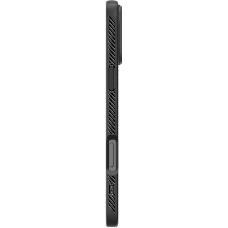 Защитный чехол Spigen (SGP) Liquid Air для Apple iPhone 16 Pro - Matte Black: фото 9 из 17