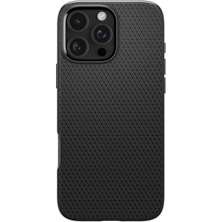 Защитный чехол Spigen (SGP) Liquid Air для Apple iPhone 16 Pro - Matte Black: фото 2 из 17