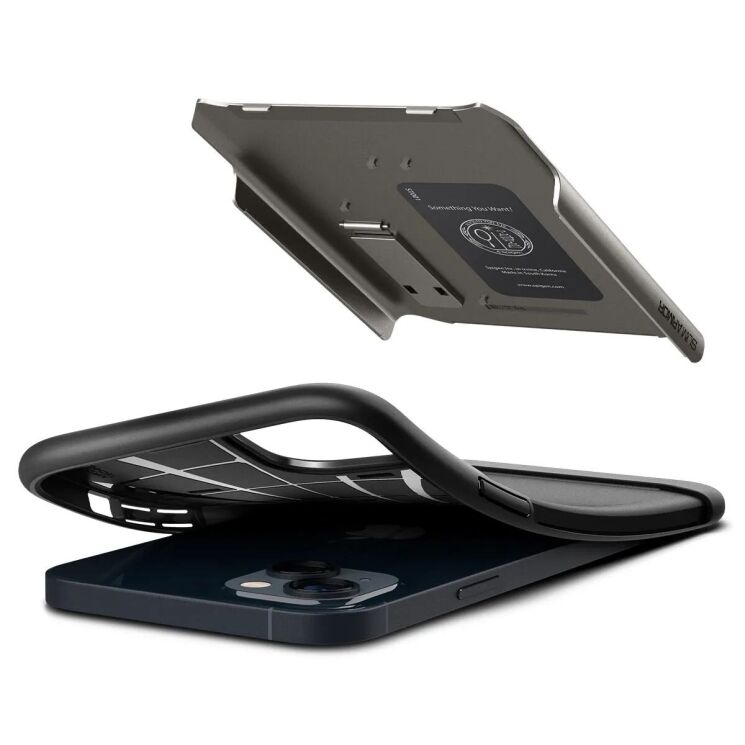 Захисний чохол Spigen (SGP) Slim Armor для Apple iPhone 14 Plus - Gunmetal: фото 6 з 8