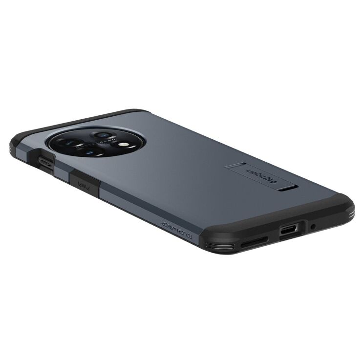 Защитный чехол Spigen (SGP) Tough Armor для OnePlus 11 - Metal Slate: фото 7 из 17
