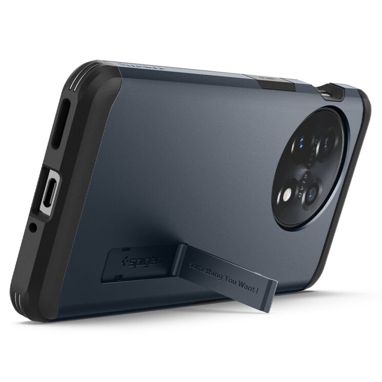 Защитный чехол Spigen (SGP) Tough Armor для OnePlus 11 - Metal Slate: фото 5 из 17