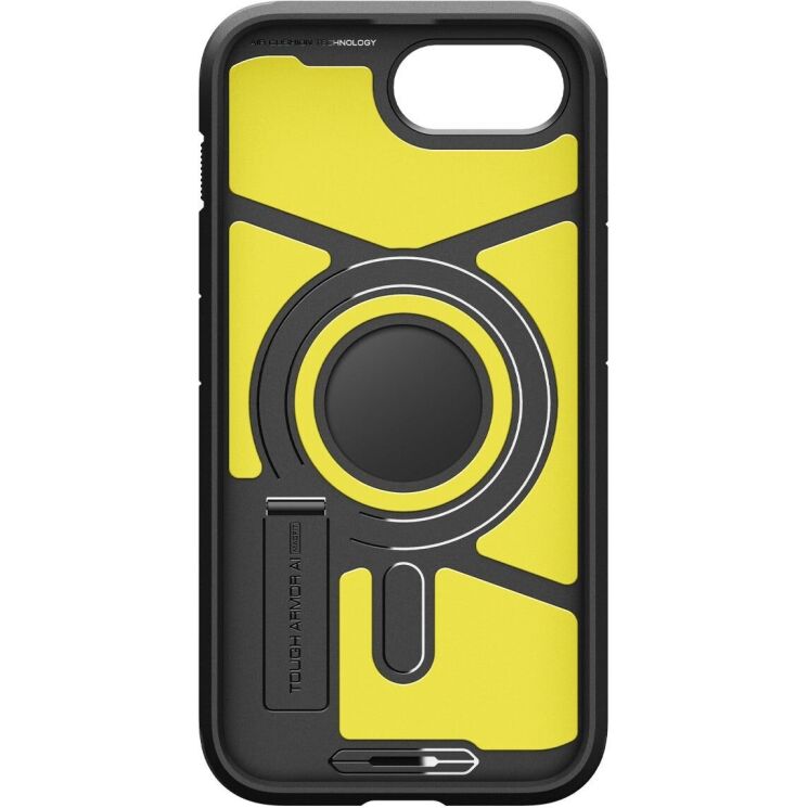 Защитный чехол Spigen (SGP) Tough Armor (MagFit) для Apple iPhone 16e (ACS09137) - Black: фото 6 из 18