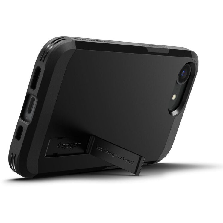 Защитный чехол Spigen (SGP) Tough Armor (MagFit) для Apple iPhone 16e (ACS09137) - Black: фото 4 из 18