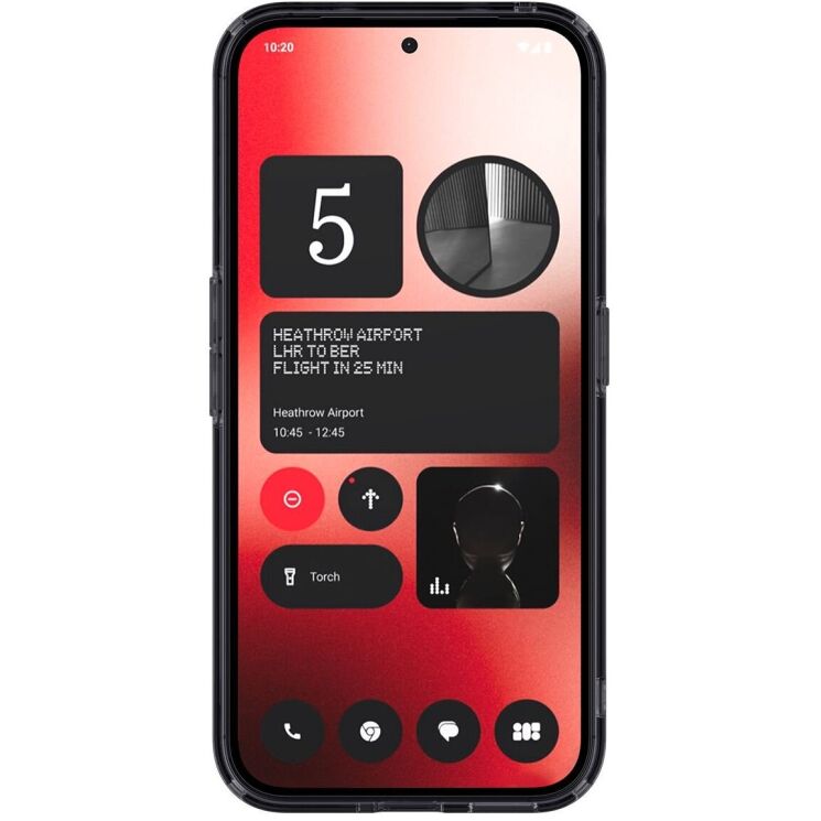 Защитный чехол Spigen (SGP) Ultra Hybrid Zero One для Nothing Phone (2a) / Phone (2a) Plus - Black: фото 5 из 13