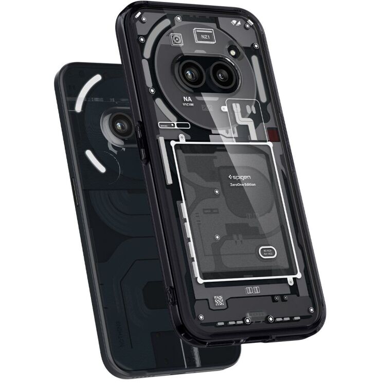 Защитный чехол Spigen (SGP) Ultra Hybrid Zero One для Nothing Phone (2a) / Phone (2a) Plus - Black: фото 3 из 13