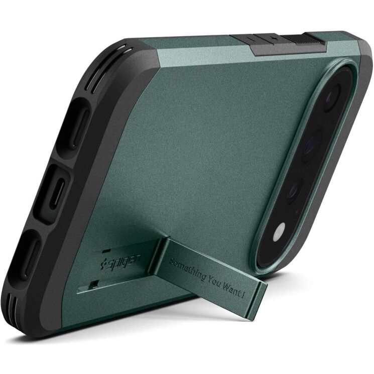 Захисний чохол Spigen Tough Armor (MagFit) для Google Pixel 11 Pro (ACS11859) - Abyss Green: фото 4 з 12