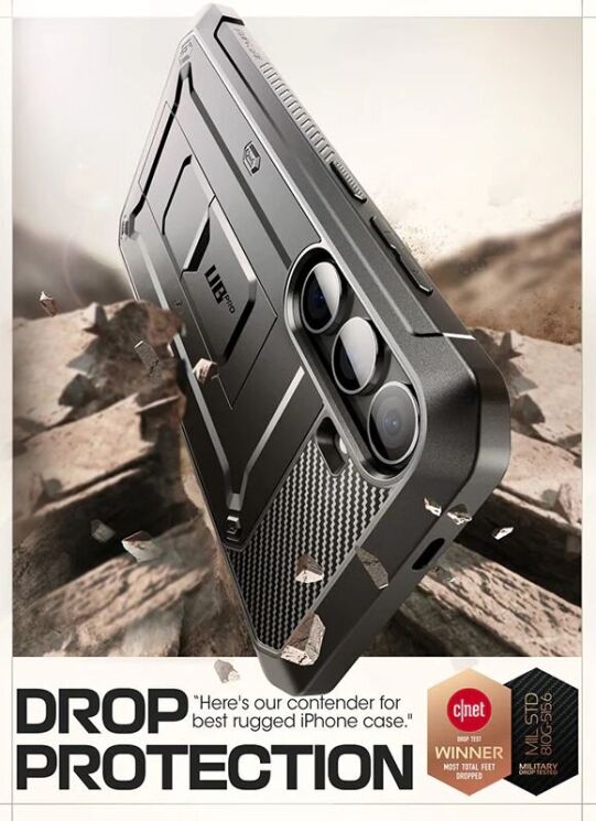 Защитный чехол Supcase Unicorn Beetle Pro Rugged Case 2 Set для Samsung Galaxy S24 (S921) - Guldan: фото 5 из 9
