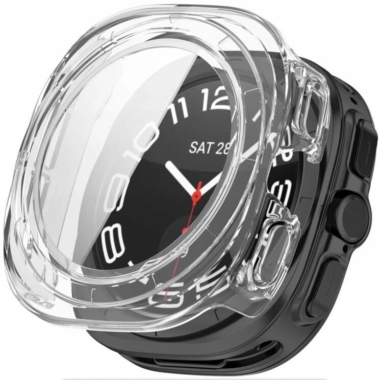 Защитный чехол Tech-Protect Defense для Samsung Galaxy Watch Ultra (47mm) / Ultra (2025) - Clear: фото 1 из 3