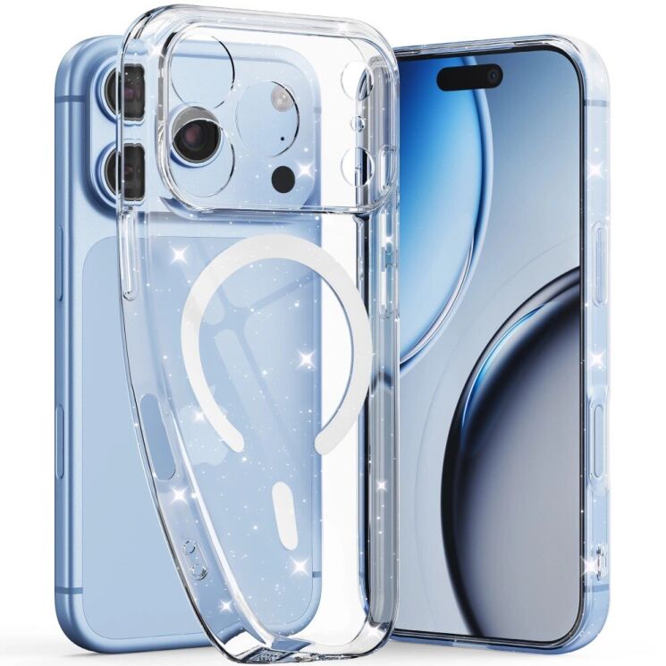Захисний чохол Tech-Protect FlexAir MagSafe для iPhone 18 Pro Max / 17 Pro Max (5906302325177) - Glitter (423908T) Захисний чохол Tech-Protect FlexAir MagSafe для iPhone 18 Pro Max / 17 Pro Max (5906302325177) - Glitter: фото 1 з 9