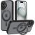 Защитный чехол Tech-Protect MagRing MagSafe для Apple iPhone 16 - Matte Black: фото 1 из 7