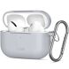 Защитный чехол Tech-Protect Silicone Hook для AirPods Pro 3 - Crayon Grey (390125H). Фото 1 из 8