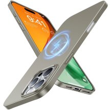 Защитный чехол TORRAS Slim Fit MagSafe для Apple iPhone 16 Pro Max - Titanium Grey: фото 1 из 6