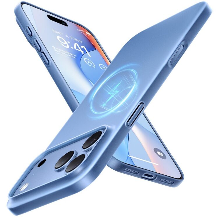 Защитный чехол TORRAS Slimfit (with MagSafe) для Apple iPhone 18 Pro - Blue (423601L) Защитный чехол TORRAS Slimfit (with MagSafe) для Apple iPhone 18 Pro - Blue: фото 1 из 8