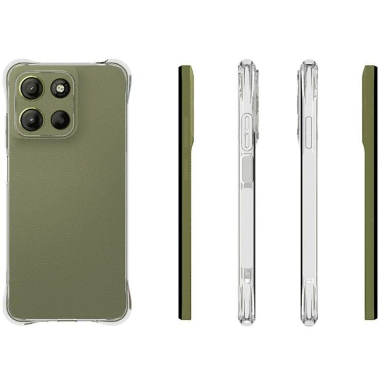 Захисний чохол UniCase AirBag для Motorola Moto G15 - Transparent: фото 5 з 5