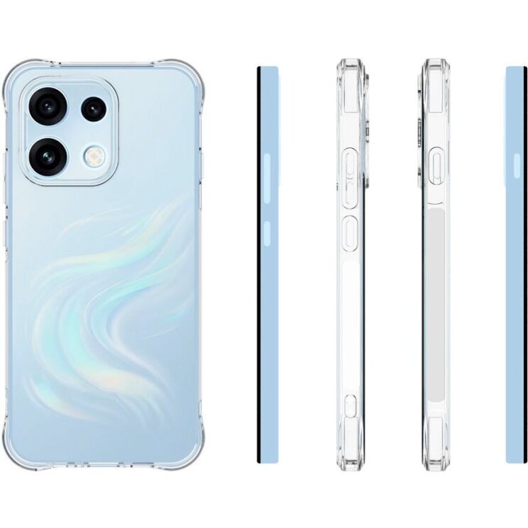 Защитный чехол UniCase AirBag Flow для OPPO Reno 16 F/FS - Transparent: фото 5 из 5