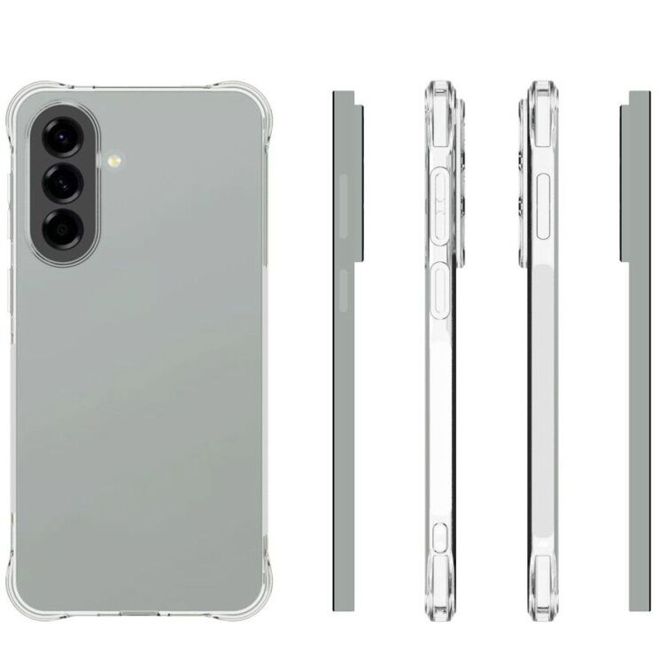 Защитный чехол UniCase AirBag Flow для Samsung Galaxy A57 (A576) - Transparent: фото 5 из 5