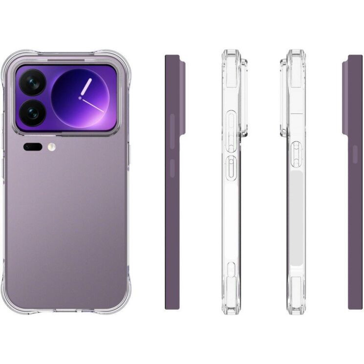 Защитный чехол UniCase AirBag Flow для Xiaomi 18 Pro - Transparent: фото 5 из 5