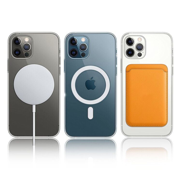 Захисний чохол UniCase AirBag MagSafe для Apple iPhone 15 Pro - Transparent: фото 7 з 8