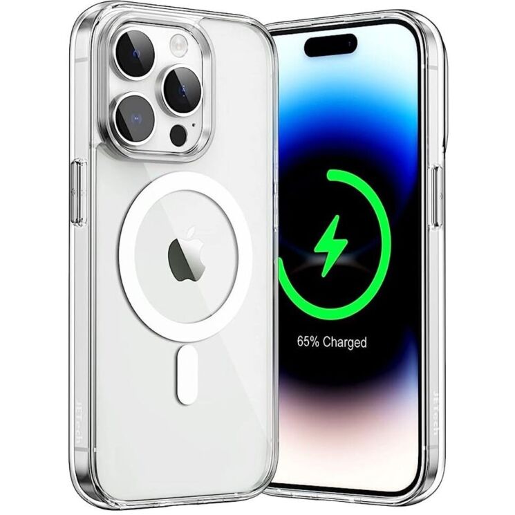 Захисний чохол UniCase AirBag MagSafe для Apple iPhone 15 Pro - Transparent: фото 1 з 8