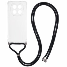 Защитный чехол UniCase AirBag with Strap для Xiaomi Redmi Note 15 5G / Poco M8 5G - Transparent: фото 1 из 5